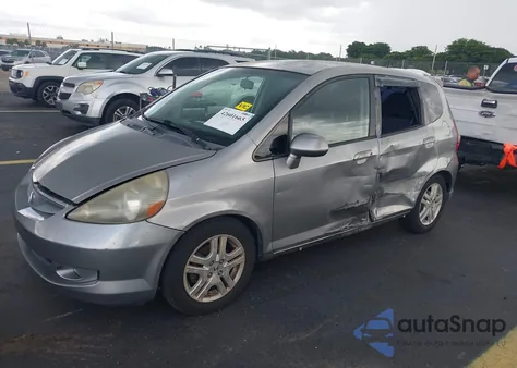 2008 Honda Fit Sport из США, поврежденный, VIN JHMGD37658S007412